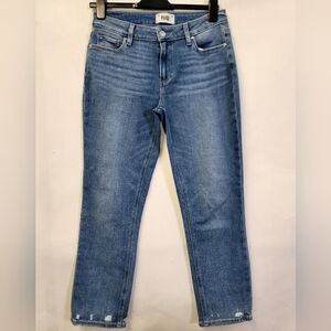 Paige Brigitte denim Jeans with distressing